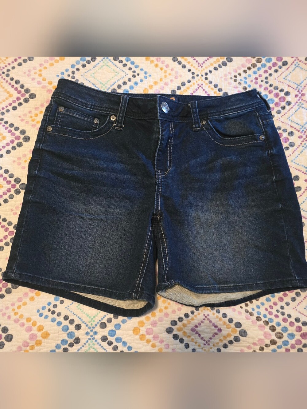 Seven 7 Women Boyfriend Denim Jean Shorts Co